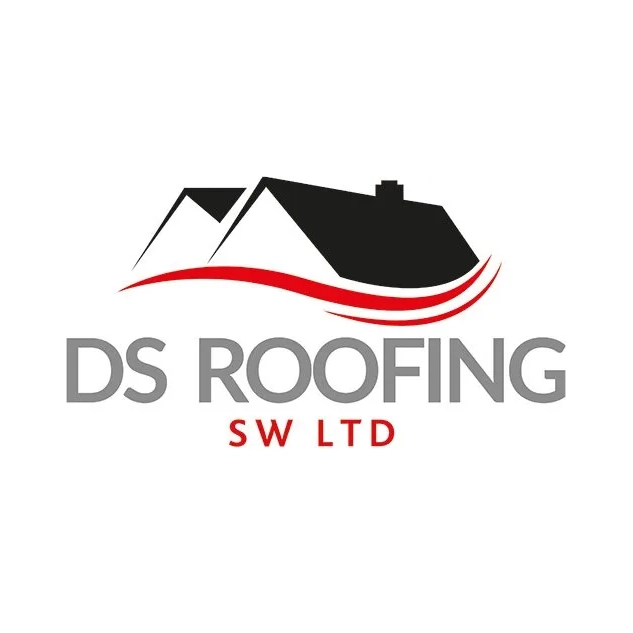 a logo for a roofing company